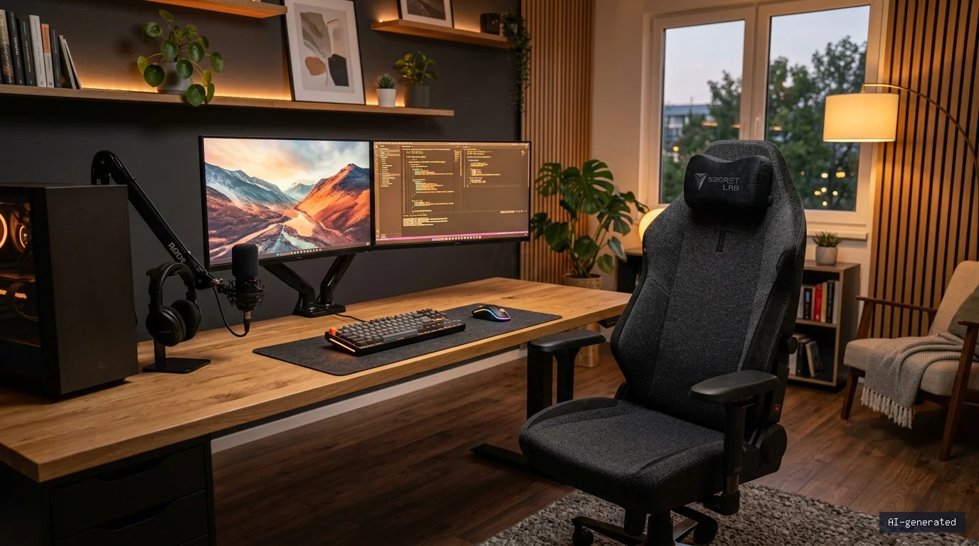 Themenillustration: Gaming-Stuhl auswählen: Passform, Mechanik und Armlehnen