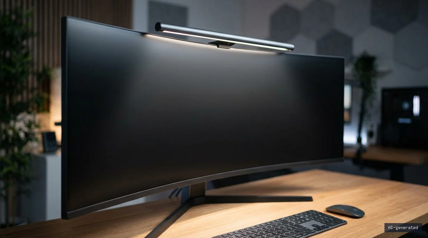 Screenbar für Curved Monitore 2026: gebogene Monitor-Lichtleisten im Vergleich